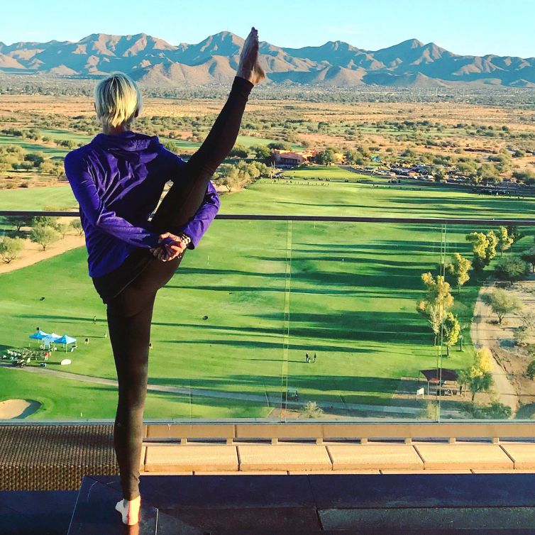 Yoga Pose in Scottsdale, Arizona