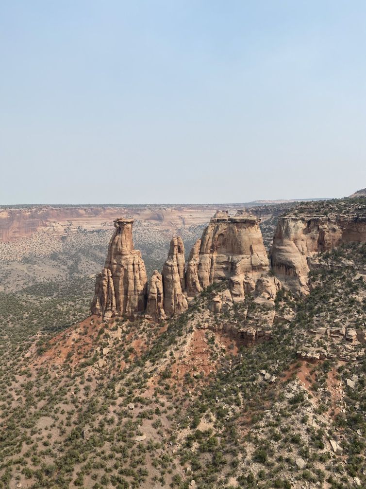 Rock Formations in Grand Junction, Colorado National Monument