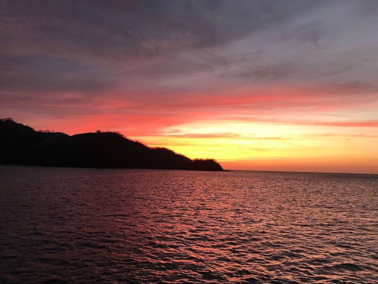 Sunset near Playa Hermosa, Costa Rica