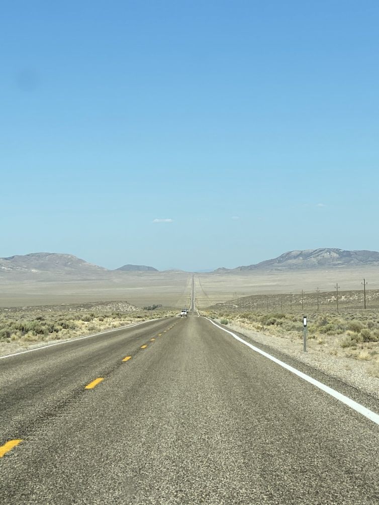 Long Road near Ely, Nevada