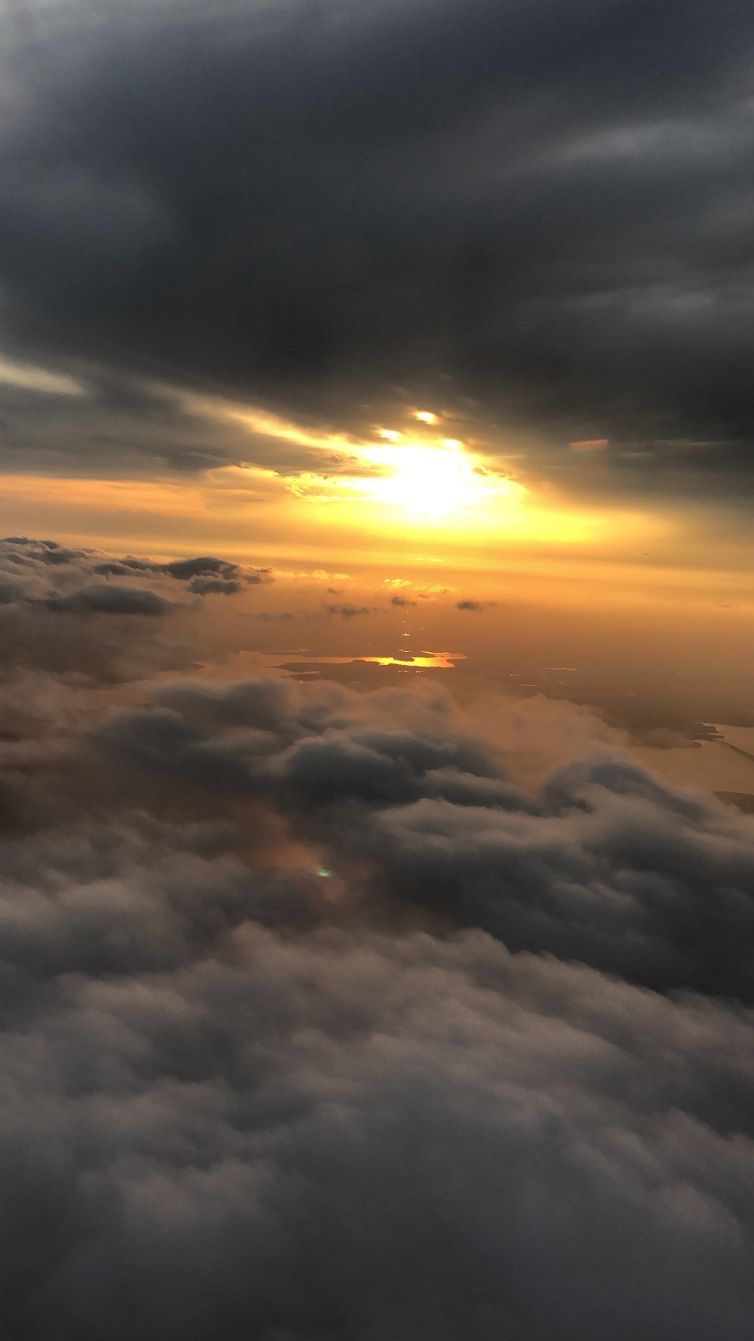 Sunset from the Air