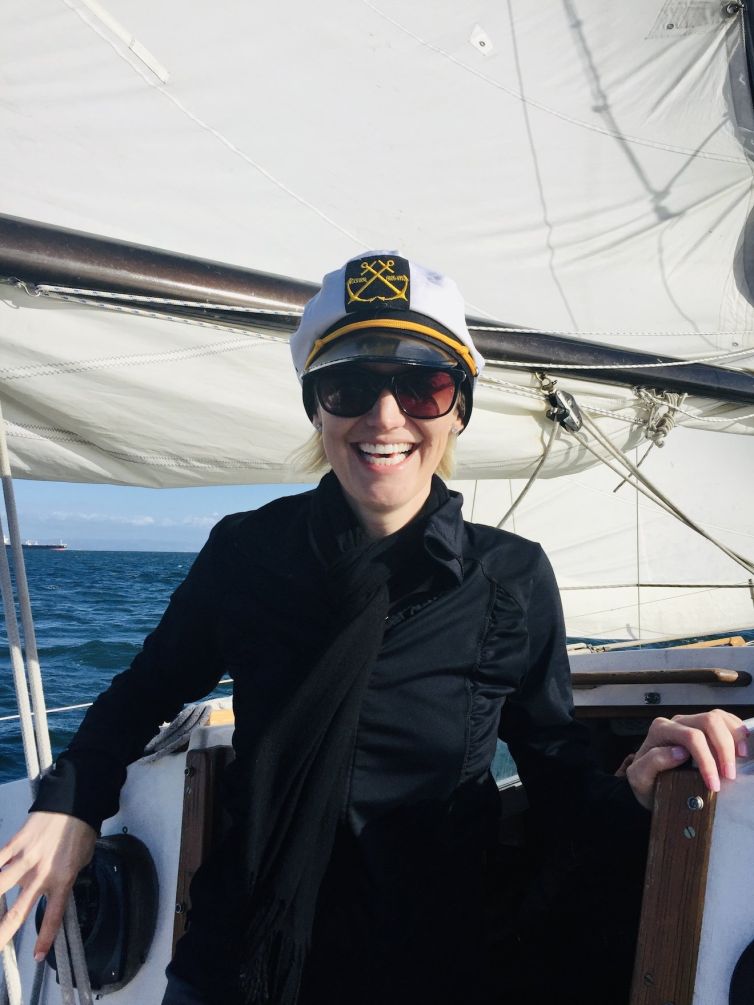 Me Sailing in San Francisco Bay, California