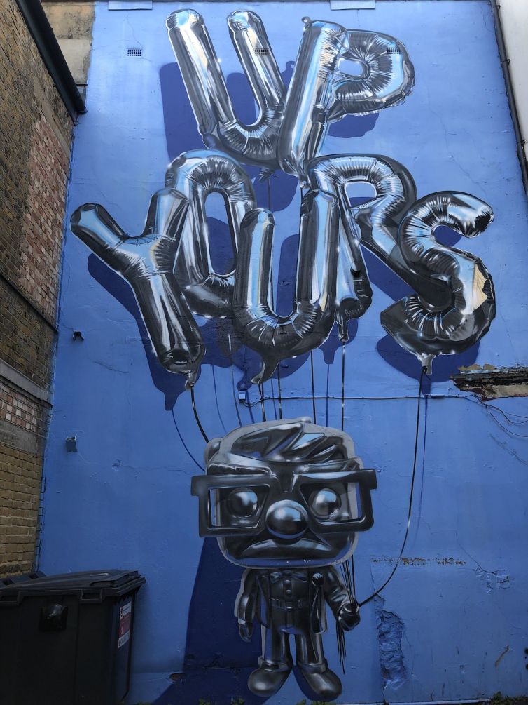 Street Art Mural in Shoreditch, London