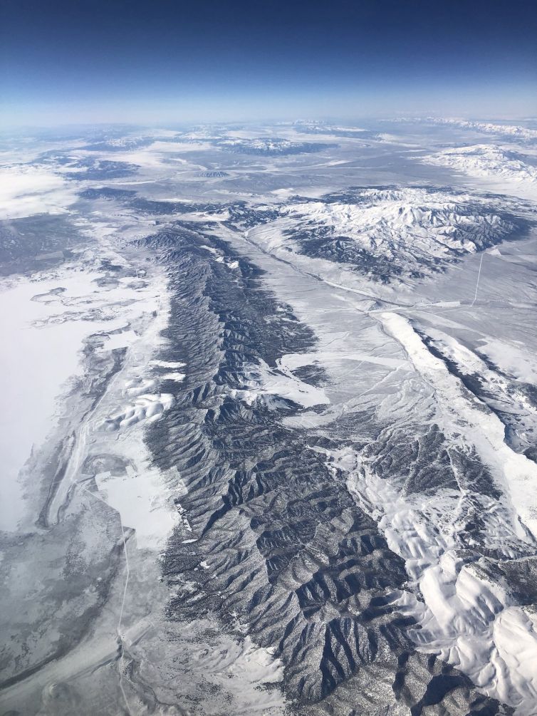 Snowy Mountains from the Air