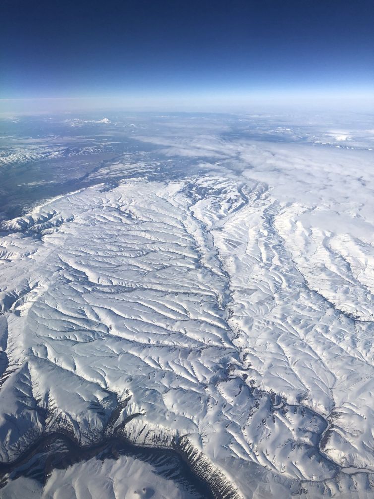 Snowy Mountains from the Air