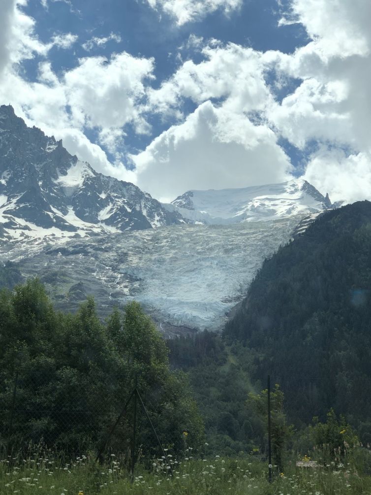 Glacier in the Swiss Alps