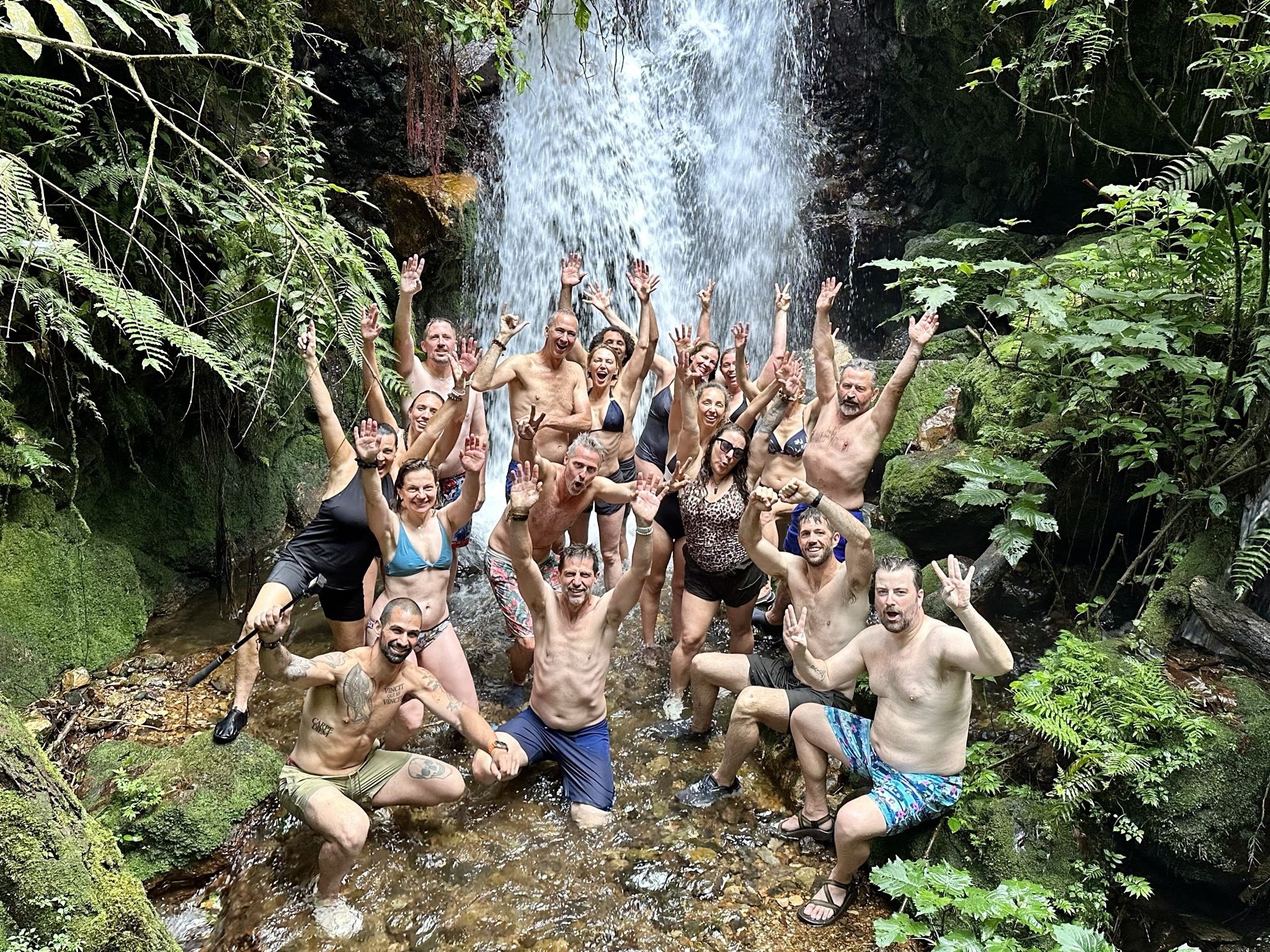 Waterfall Hike in Uganda