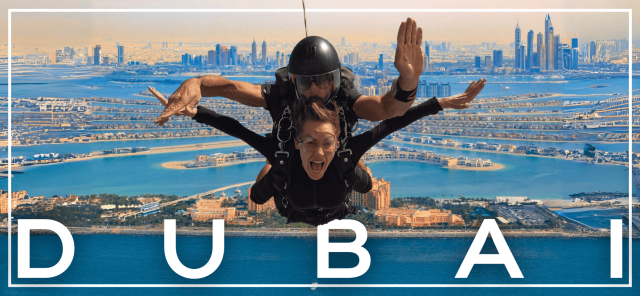 Skydiving in Dubai