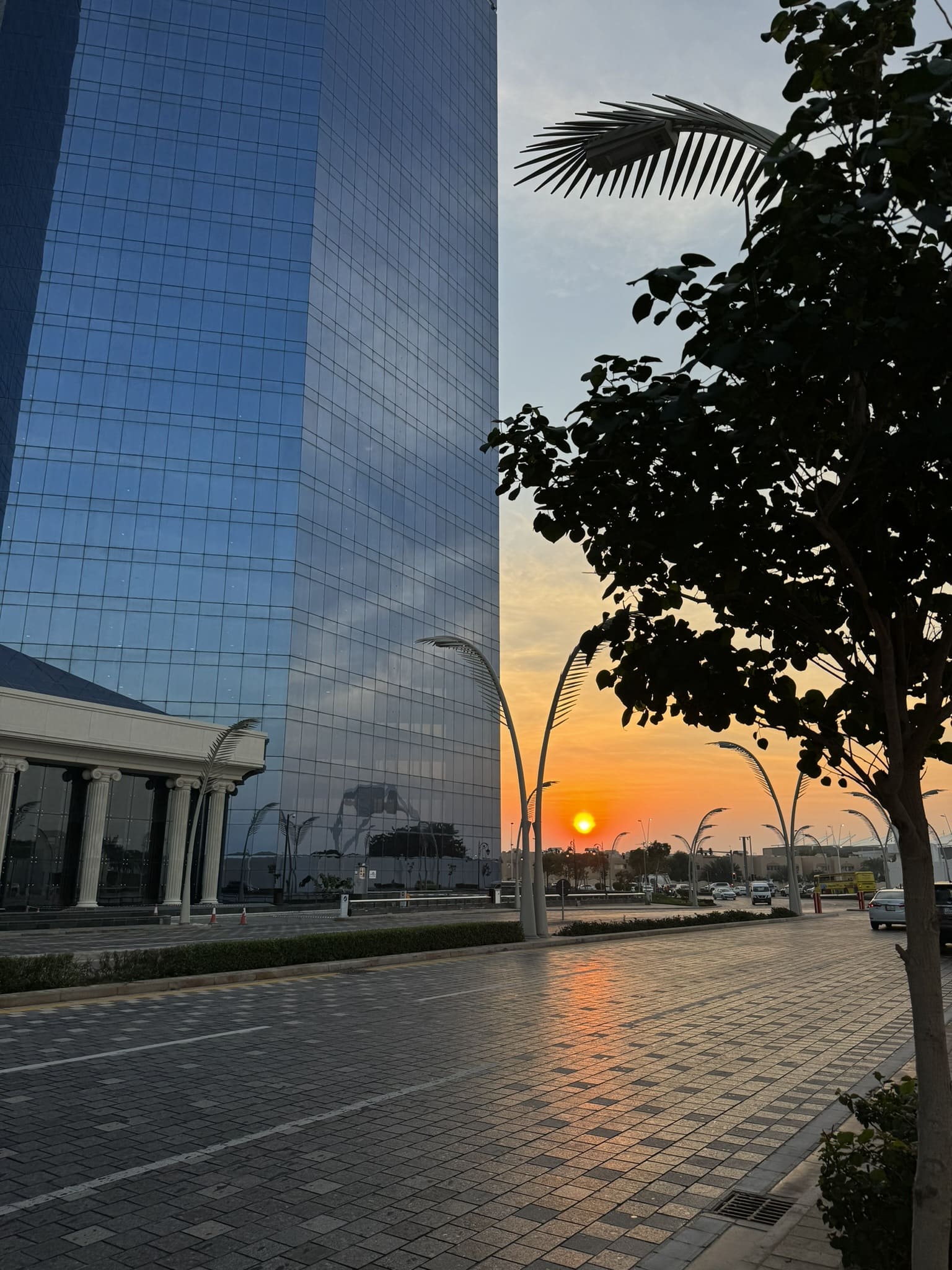 Sunset in Doha, Qatar